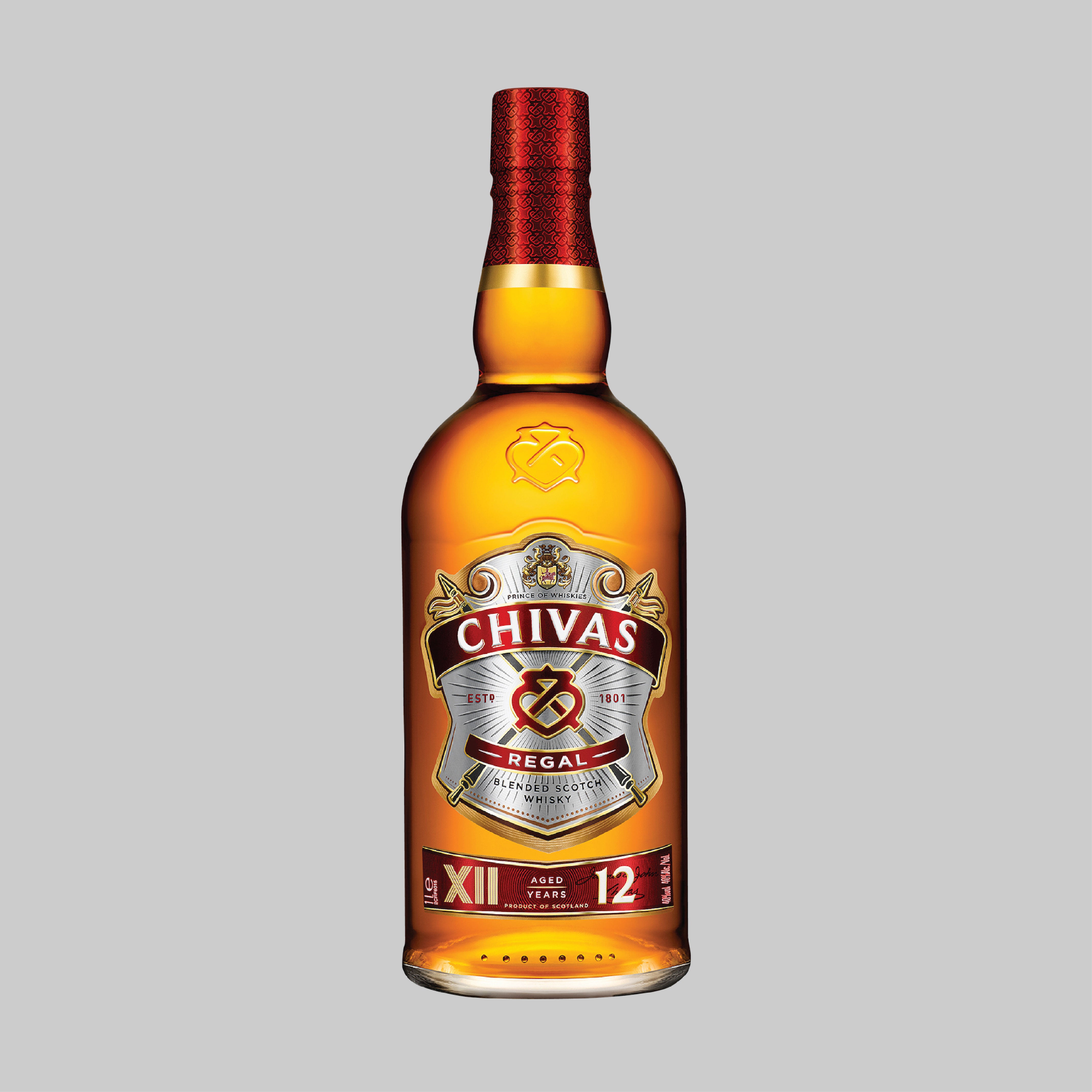 Chivas Regal 12 Year Old Blended Scotch Whisky 1000ml 40.0% | Time2Drink